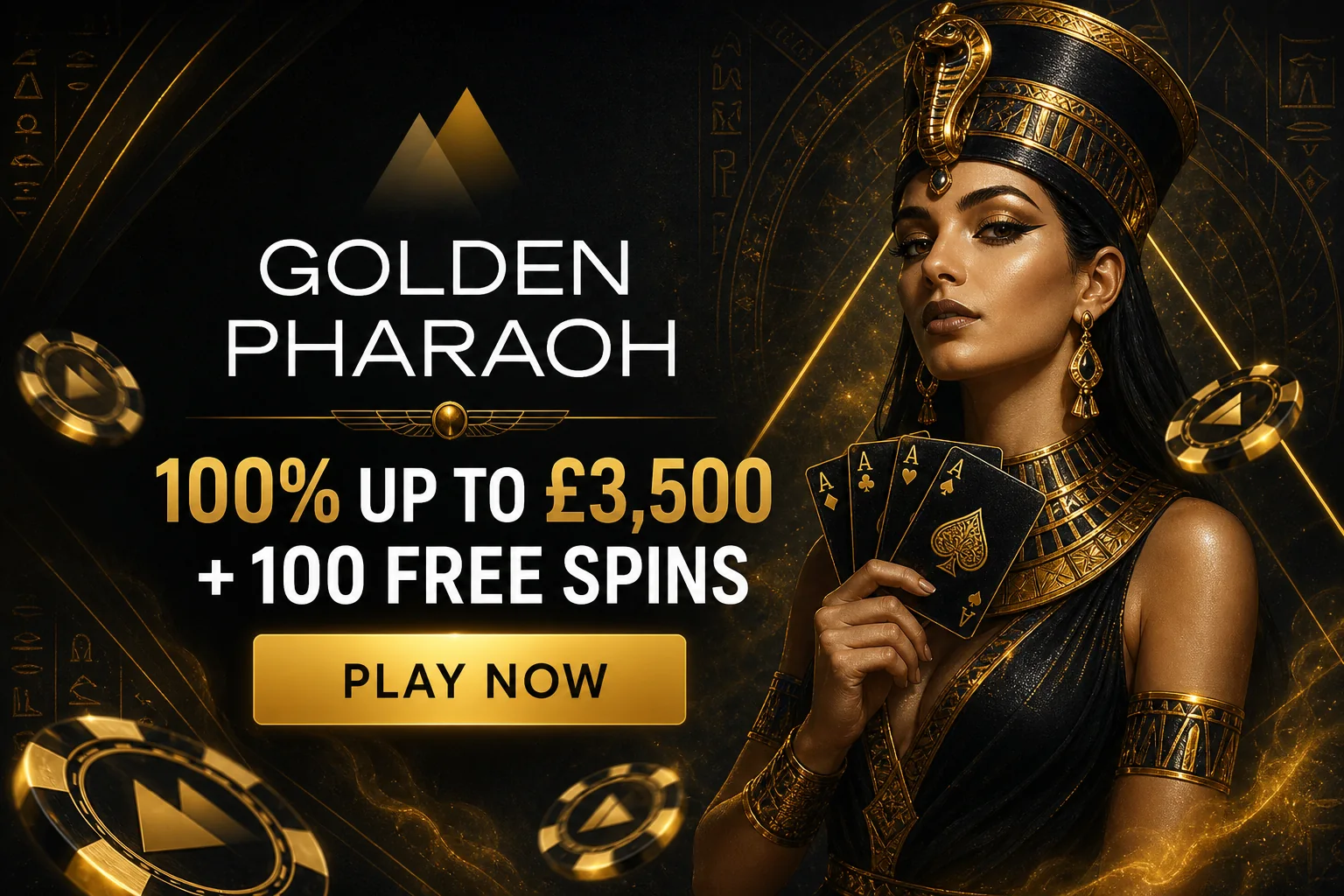 Golden Pharaoh casino promotion